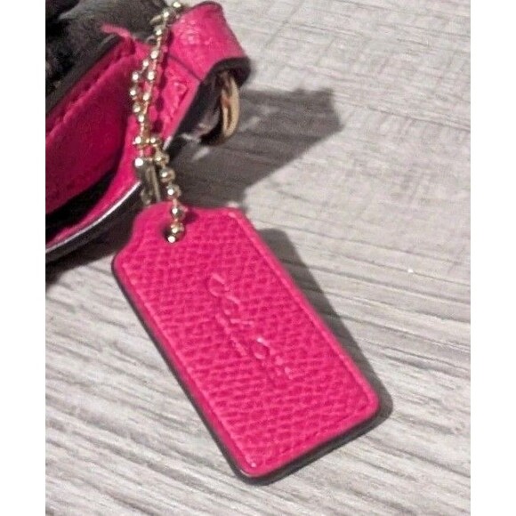 Coach Pop Crossbody Signature C w/ Wallet Brown & Ruby Pink - Picture 6 of 16